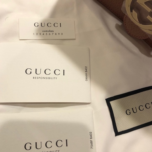 Gucci Dollar Calf Soft Pink Handbag 510304 - Picture 2 of 16